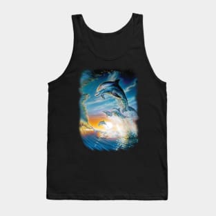 Happy Dolphin Family Tank Top